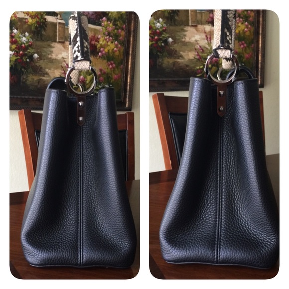 🚫SOLD🚫 LV Capucines MM with Python handle - Picture 5 of 8